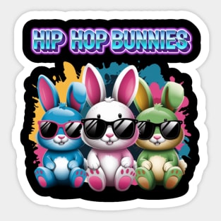 Hip Hop Bunnies Sticker